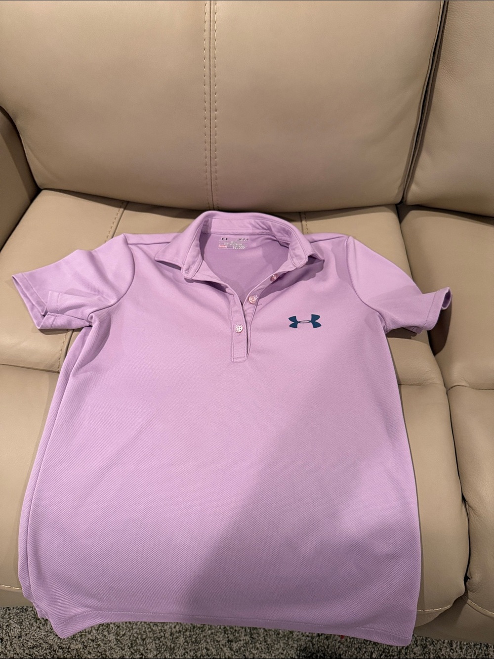 Under Armour Lavender Womans Polo